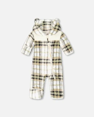 Deux Par Deux Babies'  Mid-season Plush One Piece Outerwear In Multi