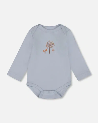 Deux Par Deux Babies'  Organic Cotton Allover In Gray
