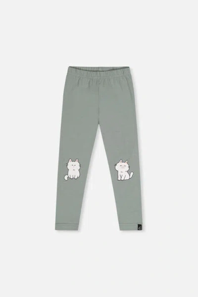 Deux Par Deux Baby Organic Cotton Leggings Sage Green