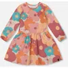 Deux Par Deux Organic Cotton Dress In Multi