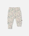 Deux Par Deux Babies'  Organic Cotton Evolutive Pant In Multi