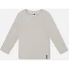 Deux Par Deux Organic Cotton Jersey Pocket T-shirt In Neutral