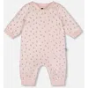 Deux Par Deux Organic Cotton One-piece And Romper In Pink