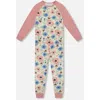 Deux Par Deux Babies'  Organic Cotton Two-piece Pajamas In Multi