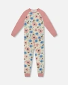 Deux Par Deux Kids'  Organic Cotton Two-piece Pajamas In Pink