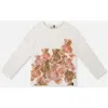 Deux Par Deux Organic Jersey T-shirt With Teddy Bears In White