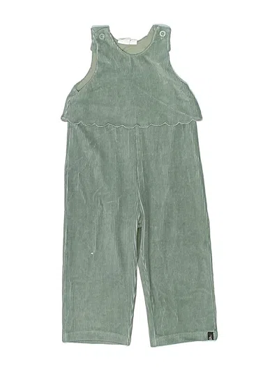 Pre-owned Deux Par Deux Kids' Overalls In Green