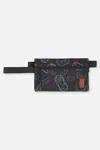 Deux Par Deux Pencil Case Black Printed Controller In Black