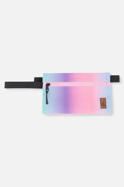 Deux Par Deux Pencil Case Blue And Mauve Gradient In Multi