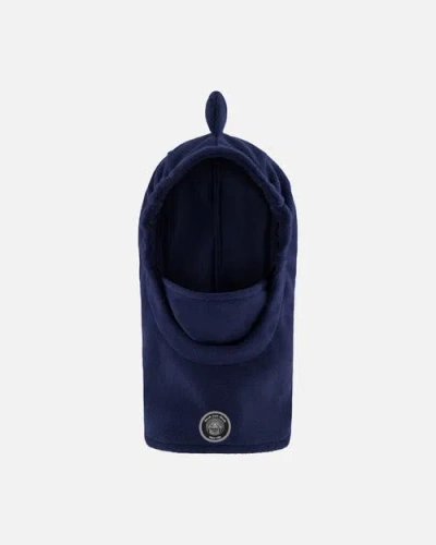 Deux Par Deux Babies'  Polar Fleece Balaclava For Ski Helmet In Blue