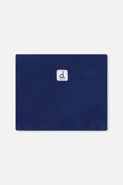 Deux Par Deux Kids' Polar Fleece Neckwarmer Navy Blue