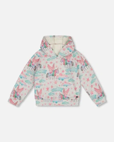 Deux Par Deux Kids'  In Printed Angel Unicorns