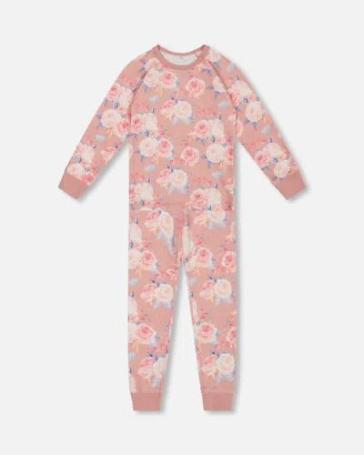 Deux Par Deux Kids'  In Printed Roses