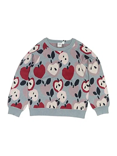 Pre-owned Deux Par Deux Kids' Pullover Sweater In Blue