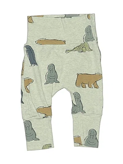 Pre-owned Deux Par Deux Kids' Snow Pants With Bib In Gray