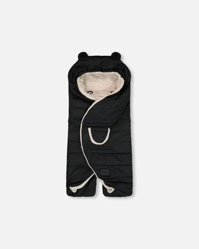 Deux Par Deux Snugly Baby Wrap Designed For Car Seat And Stroller Black In Multi