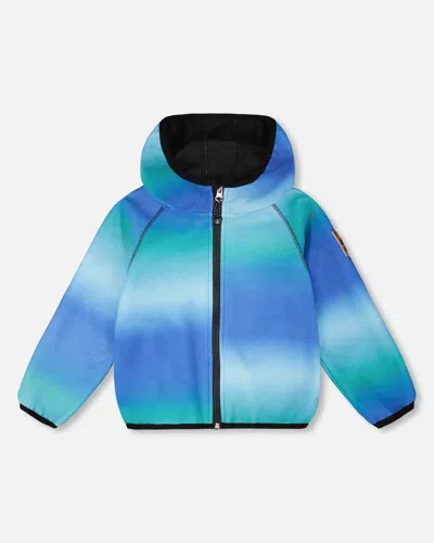 Deux Par Deux Kids'  Softshell Gradient Jacket In Multi