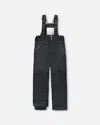 Deux Par Deux Solid Play Snow Pants Black In Black