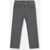 Deux Par Deux Stretch Jacquard Pants Herringbone