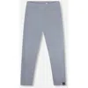 Deux Par Deux Super Soft Ribbed Leggings In Blue