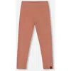 Deux Par Deux Super Soft Ribbed Leggings In Pink