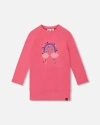 Deux Par Deux Super Soft Tunic Tee With Embroidery In White