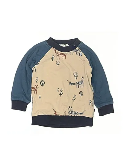 Pre-owned Deux Par Deux Babies' Sweatshirt In Tan