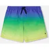 Deux Par Deux Men's Swim Gradient Trunks In Multi