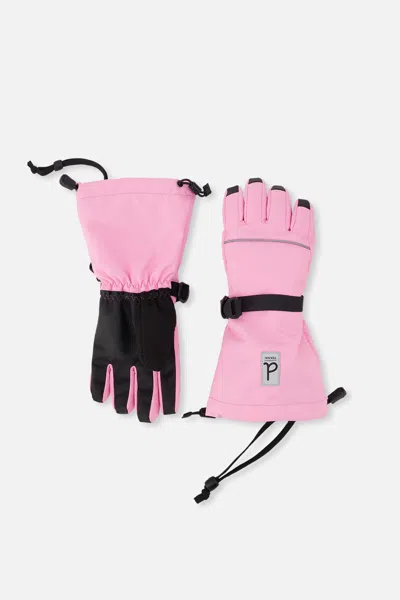 Deux Par Deux Kids' Teknik Winter Gloves Pink