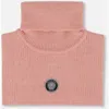 Deux Par Deux Turtleneck Neckwarmer In Pink