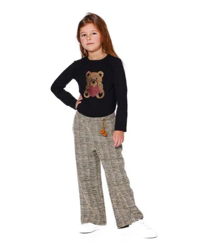 DEUX PAR DEUX DEUX PAR DEUX TWEED FLARE PANTS