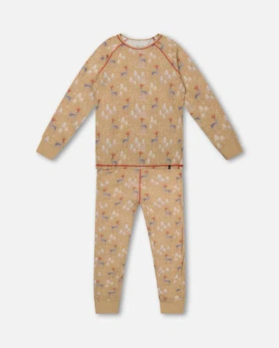 DEUX PAR DEUX TWO PIECE FAMILY CHRISTMAS PAJAMA SET