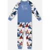 Deux Par Deux Two-piece Organic Cotton Pajama Set