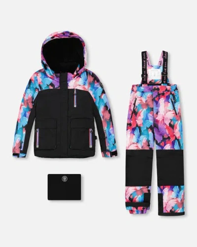 DEUX PAR DEUX DEUX PAR DEUX TWO-PIECE PLAY SNOWSUIT BUTTERFLY