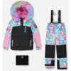 Deux Par Deux Kids'  Two-piece Play Snowsuit In Multi