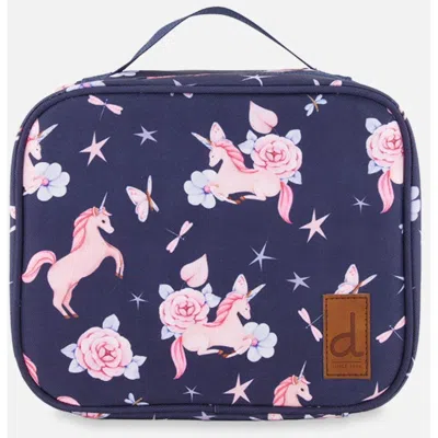 Deux Par Deux Kids'  Unicorn Playful Practical Durable Snack Box In Multi