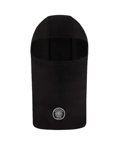 Deux Par Deux Unisex Brushed Jersey Balaclava - Little Kid, Big Kid In Black