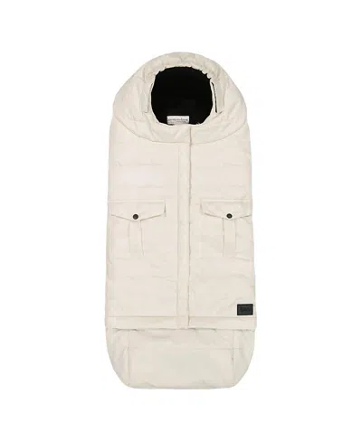 Deux Par Deux Unisex Evolutive Footmuff Designed For Car Seat And Stroller - Baby In White