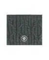 Deux Par Deux Unisex Knit Neckwarmer - Little Kid, Big Kid In Ebony