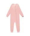 Deux Par Deux Unisex One-piece Thermal Underwear - Baby In Pink