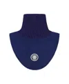 Deux Par Deux Unisex Polar Fleece And Knit Neckwarmer - Little Kid, Big Kid In Blue