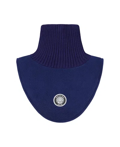 Deux Par Deux Unisex Polar Fleece And Knit Neckwarmer - Little Kid, Big Kid In Blue