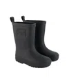 Deux Par Deux Unisex Rain Boots - Baby, Little Kid, Big Kid In Black