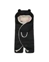 Deux Par Deux Unisex Snugly Wrap Designed For Car Seat And Stroller - Baby In Black
