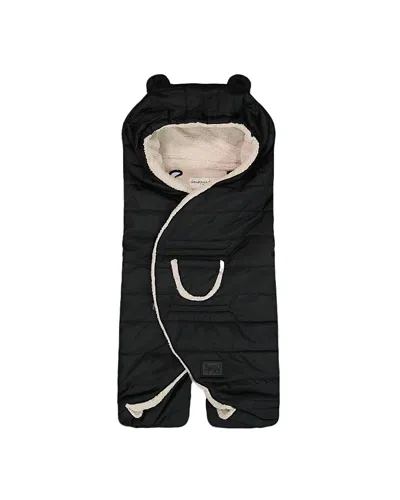 Deux Par Deux Unisex Snugly Wrap Designed For Car Seat And Stroller - Baby In Black