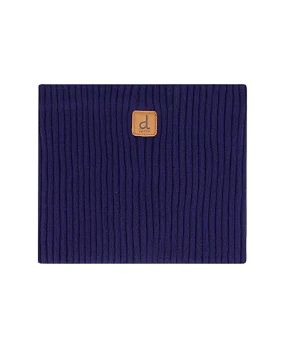 Deux Par Deux Unisex Soft Ribbed Knit Neckwarmer - Baby In Blue