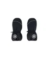Deux Par Deux Unisex Solid Mittens - Baby In Anthracite