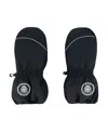 Deux Par Deux Little Kids Unisex Solid Mittens Black In Anthracite