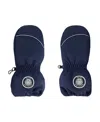 Deux Par Deux Baby Unisex Solid Mittens Navy