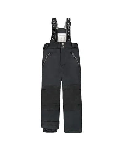 Deux Par Deux Unisex Solid Play Snow Pants - Little Kid In Black
